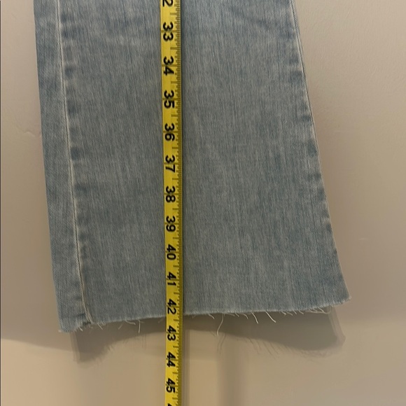 Guess Blue Flare Wide Leg Jeans - Picture 3 of 5